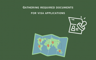 Assistance with gathering required documents for visa applications